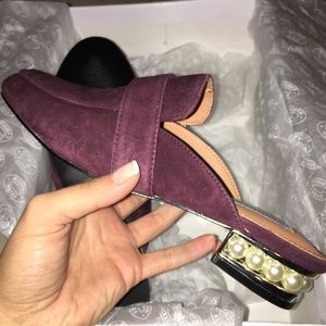 STEVE MADDEN SUTTER MULE BURG SUEDE S7.5 BRAND NEW